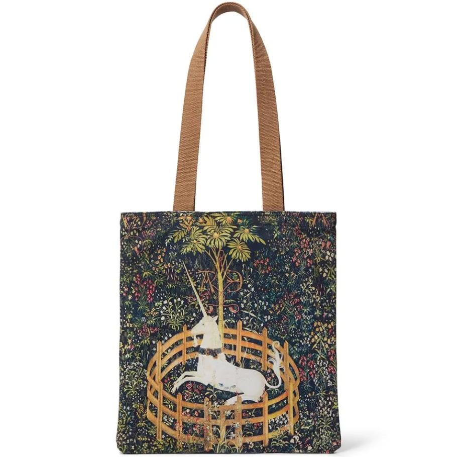 The Met Store Unicorn in a Garden Tote* Bags