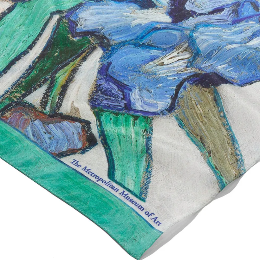 The Met Store Van Gogh Irises Oblong Silk Scarf* Scarves & Wraps