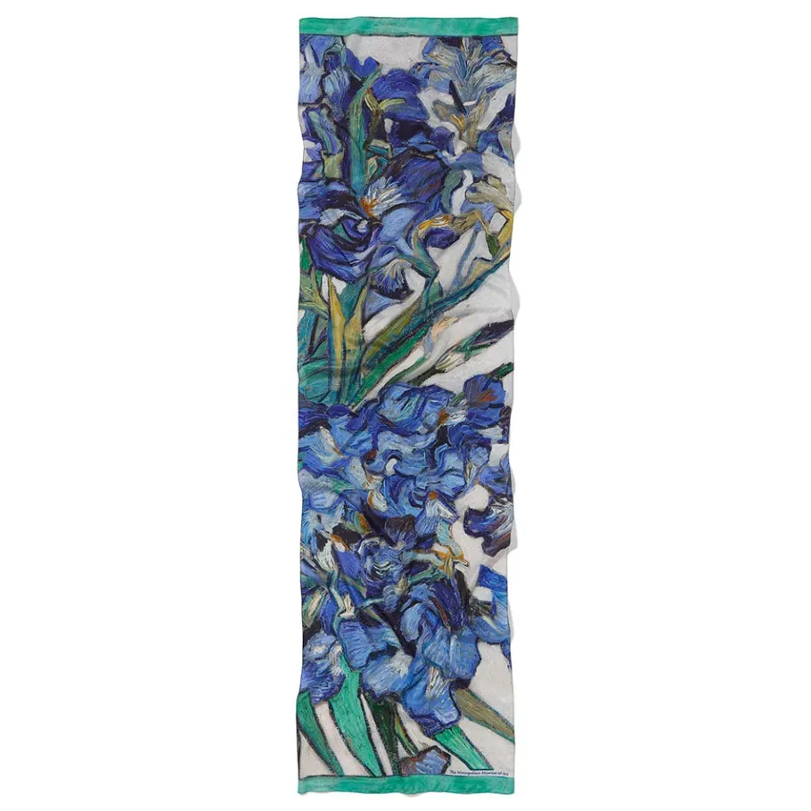 The Met Store Van Gogh Irises Oblong Silk Scarf* Scarves & Wraps