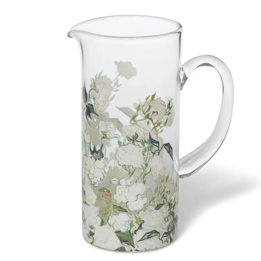 The Met Store Van Gogh Roses Glass Pitcher* Tableware