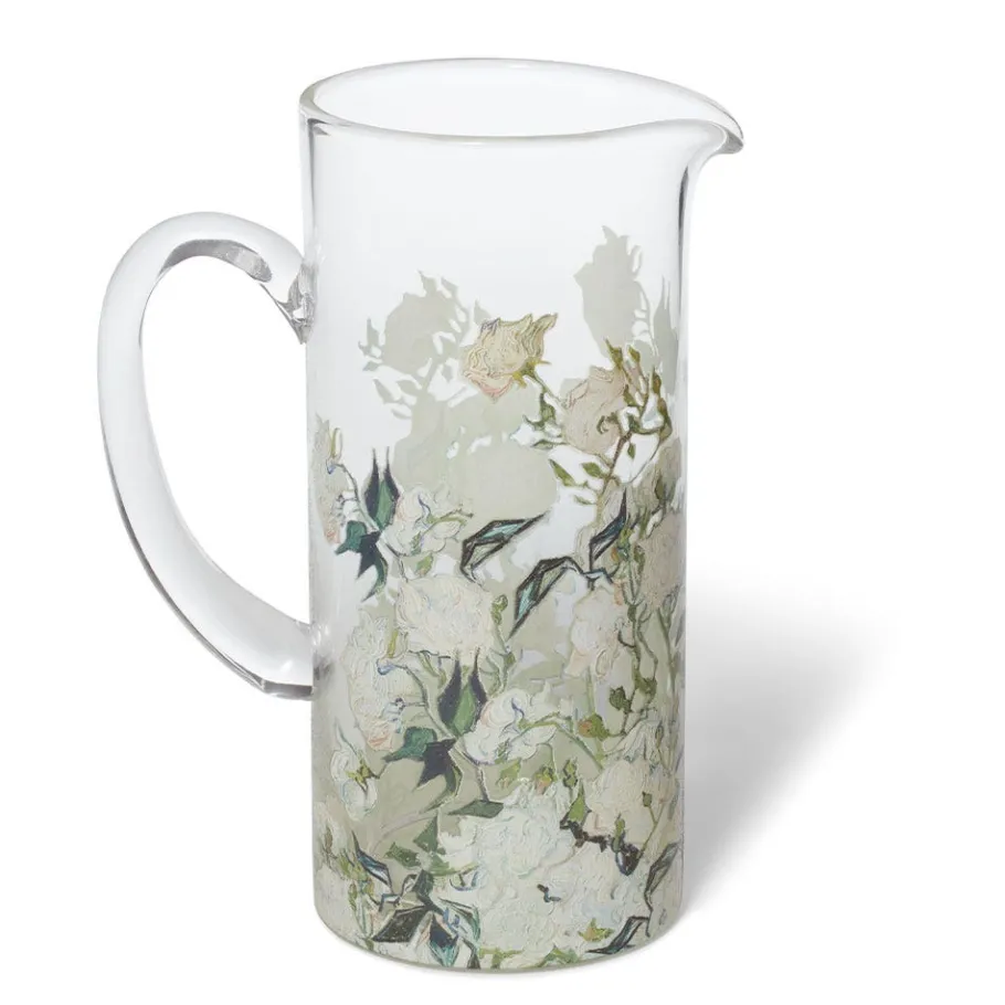 The Met Store Van Gogh Roses Glass Pitcher* Tableware
