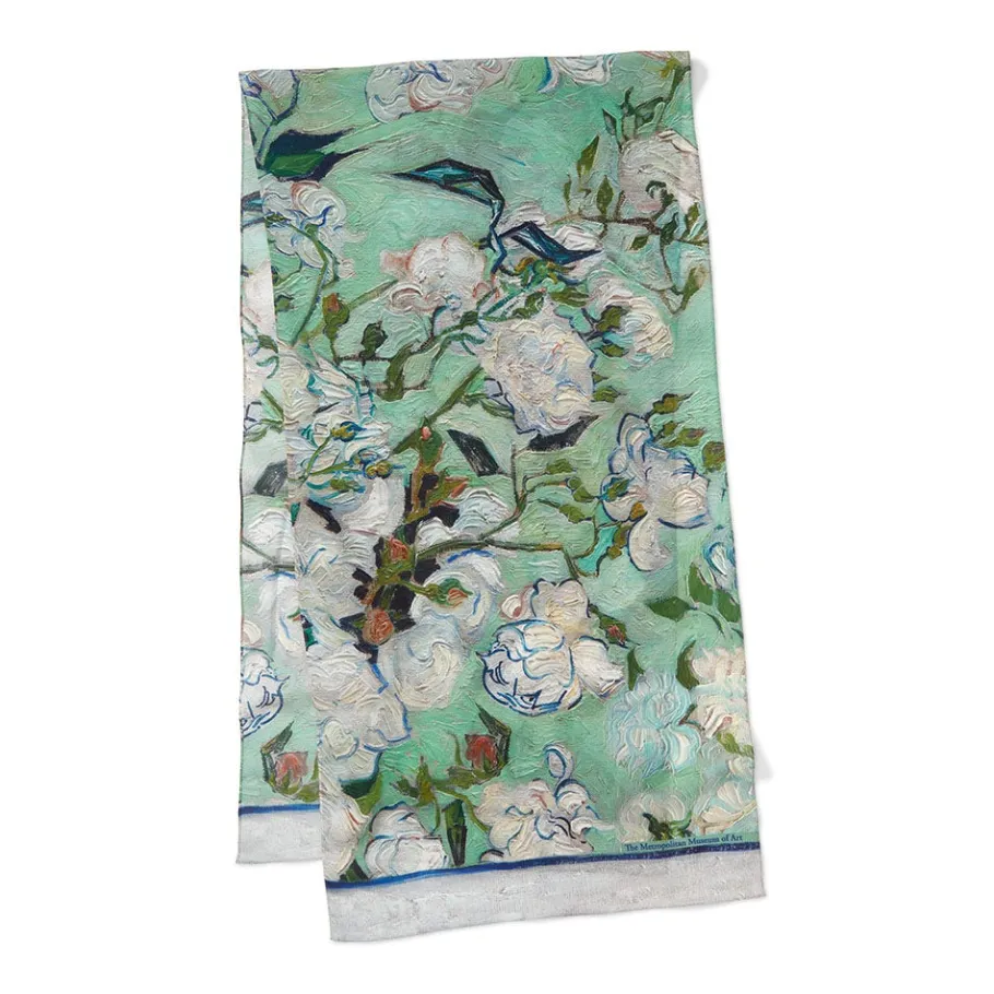 The Met Store Van Gogh Roses Oblong Silk Scarf* Scarves & Wraps