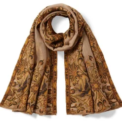 The Met Store Victorian Foliate Jacquard Shawl* Scarves & Wraps