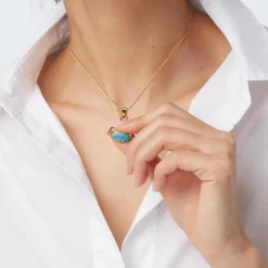 The Met Store Wedjat Eye Scarab Spinning Pendant Necklace* Necklaces