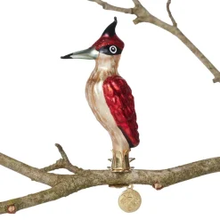 The Met Store Woodpecker Glass Ornament* Ornaments