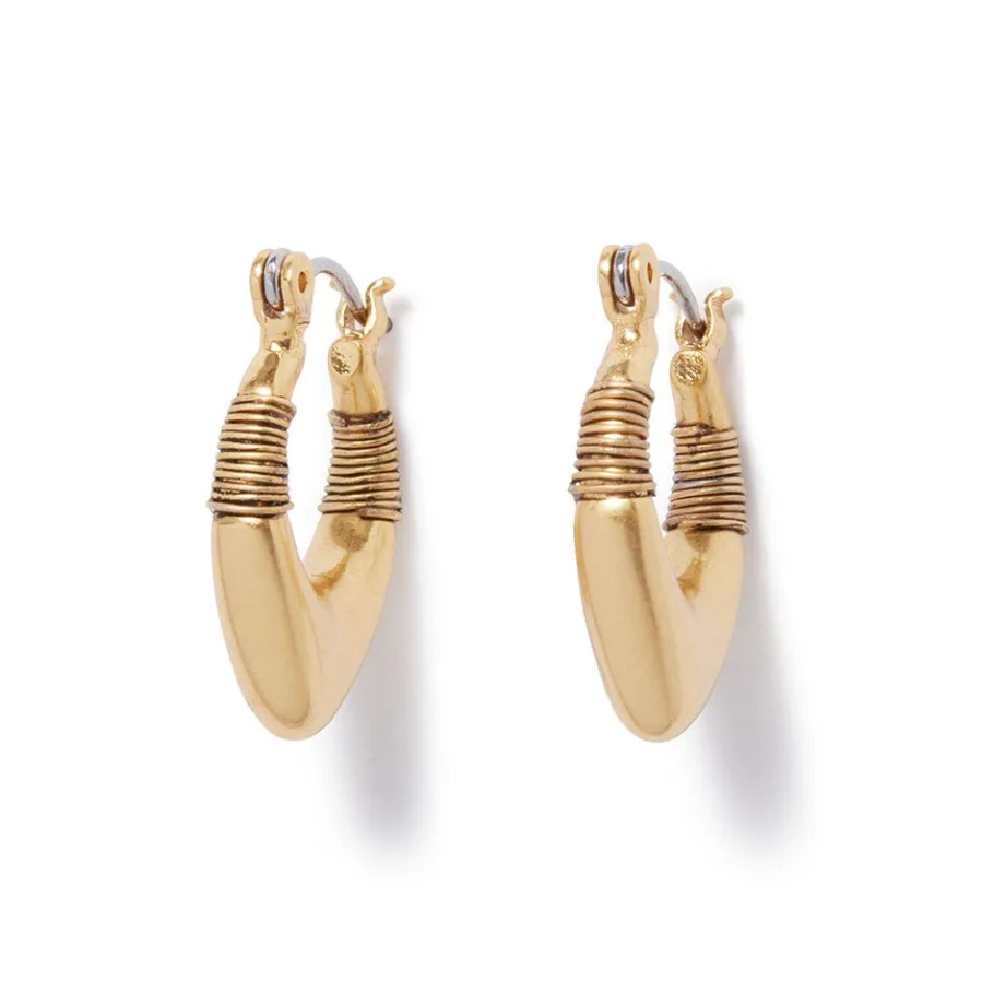 The Met Store Wrapped Chevron Huggie Earrings* Earrings