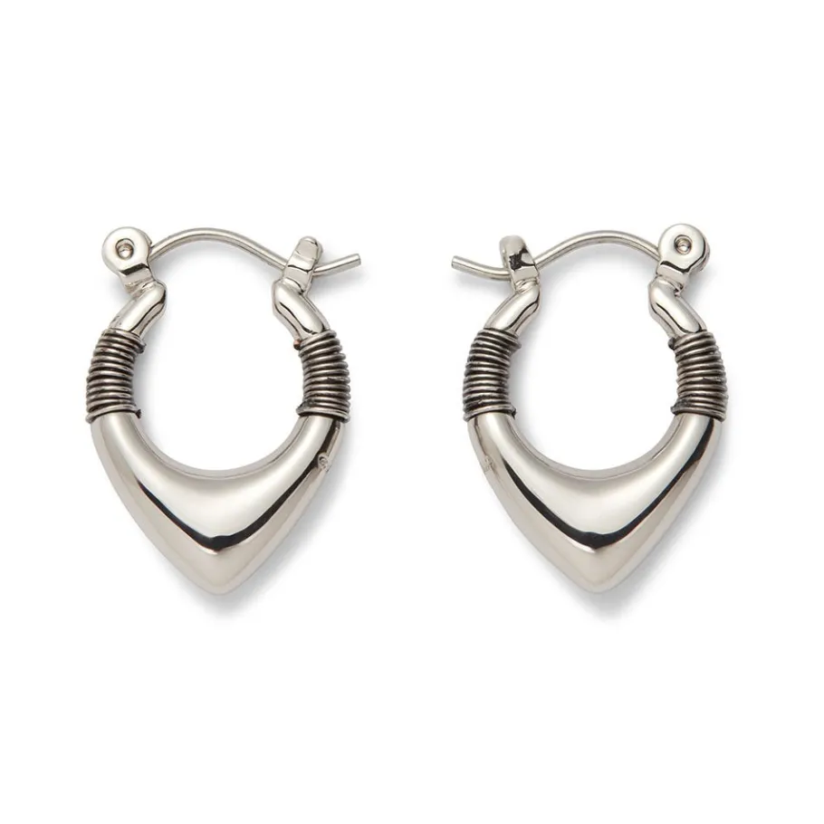 The Met Store Wrapped Chevron Huggie Earrings* Earrings